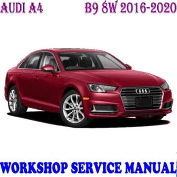 Audi A4 2015-2020 B9 Workshop manual op DVD in PDF formaat beschikbaar voor biedingen