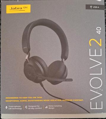 Jabra Evolve2 40, MS Stereo (2 gebruikt)