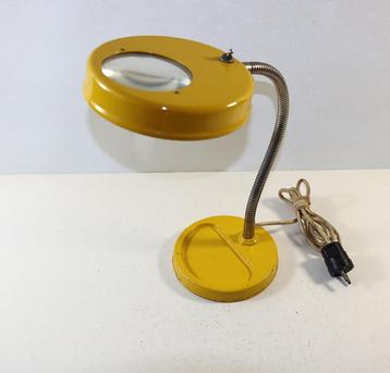 Vintage loupelamp/loeplamp/vergrootlamp beschikbaar voor biedingen