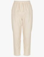 The Korner lichtbeige broek van linnen en katoen maat XS S, Maat 38/40 (M), Verzenden, Beige, Zo goed als nieuw