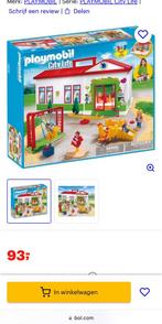 Playmobil school 5606 en grote speeltuin, Kinderen en Baby's, Speelgoed | Playmobil, Ophalen of Verzenden, Zo goed als nieuw