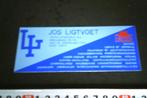 sticker oosterhout jos ligtvoet installatiebedrijf bv, Ophalen, Zo goed als nieuw, Bedrijf of Vereniging