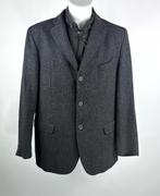 MASSIMO DUTTI donker grijs HEREN colbert jas + hesje Mt XXL, Maat 56/58 (XL), Ophalen of Verzenden, Zo goed als nieuw, Massimo Dutti