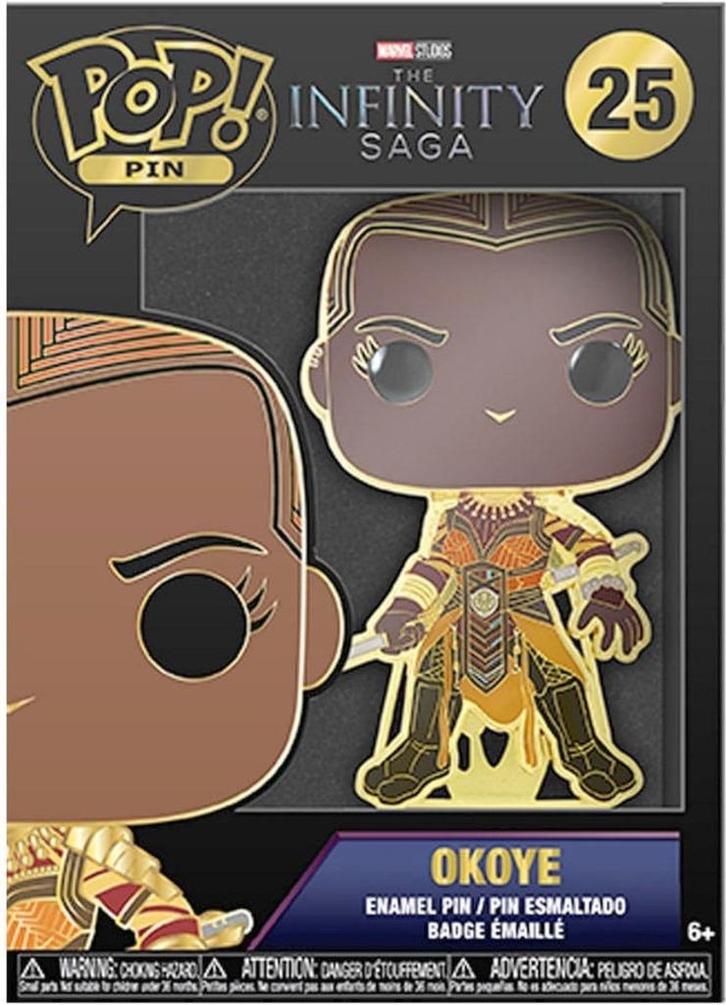 Funko Black Panther Pin - Infinity Saga POP! Enamel Okoye, Verzamelen, Poppetjes en Figuurtjes, Nieuw, Ophalen of Verzenden