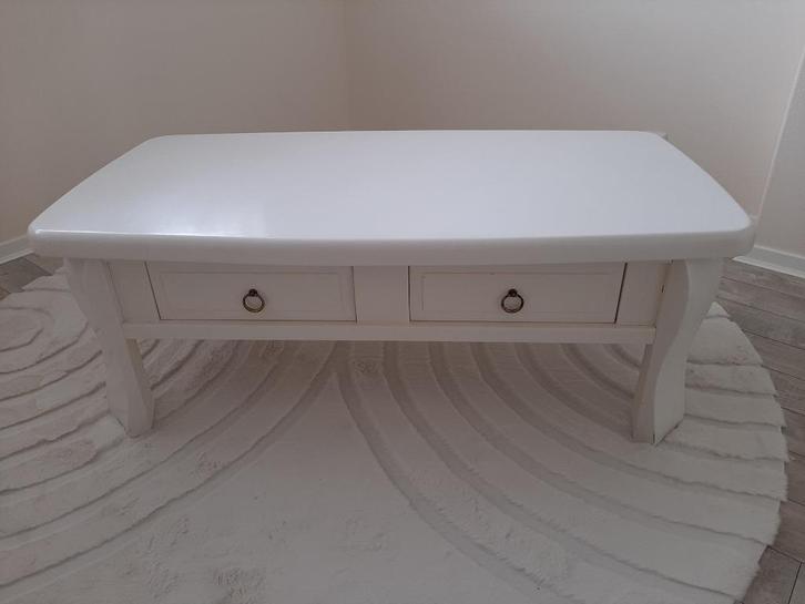 Massiefeiken salontafel, Huis en Inrichting, Tafels | Salontafels, Zo goed als nieuw, Minder dan 50 cm, 50 tot 100 cm, 100 tot 150 cm