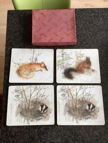 Onderzetter, groot, Lady Clare, melamine, kurk, vintage beschikbaar voor biedingen
