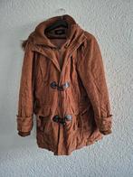 Bruine LIV Dufflecoat - Maat L, Kleding | Dames, Ophalen, Bruin, Maat 42/44 (L), Gedragen