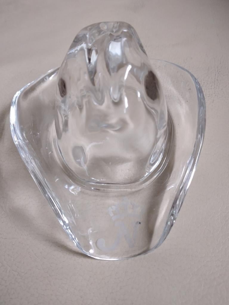 Glazen reclamehoedje Nationale Nederlanden, Verzamelen, Ophalen of Verzenden, Zo goed als nieuw, Gebruiksvoorwerp