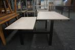 Ahrend dubbel bureau slinger bureaus | 140x80 per deel, Ophalen, In hoogte verstelbaar, Gebruikt, Bureau