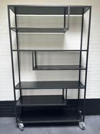 Woood vakkenkast Teun zwart metaal, Ophalen, Gebruikt, 200 cm of meer, Minder dan 150 cm