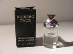 2x Iceberg Twice miniatuur parfum, Verzamelen, Parfumverzamelingen, Nieuw, Ophalen of Verzenden, Miniatuur, Gevuld