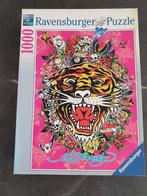 Ravenspburger puzzel, Ed Hardy nr:151882 (135), Ophalen of Verzenden, Minder dan 500 stukjes, Zo goed als nieuw, Legpuzzel