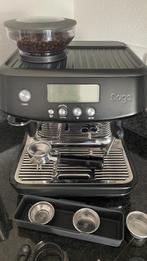 Sage the Barista Pro Black Stainless 3 mnd Garantie, Witgoed en Apparatuur, Espresso apparaat, Koffiebonen, Zo goed als nieuw