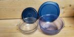 Tupperware bakken (2x), Huis en Inrichting, Keuken | Tupperware, Ophalen of Verzenden, Gebruikt, Blauw, Bak of Kom