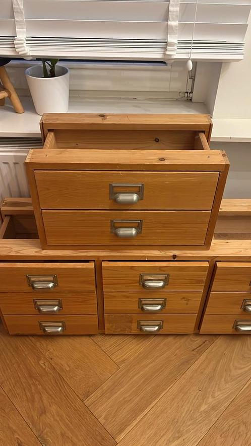 Lundia Ladenblokken Set, Huis en Inrichting, Kasten | Ladekasten, Gebruikt, Minder dan 100 cm, 50 tot 100 cm, 25 tot 50 cm, Grenenhout