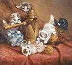 Poezen schilderijen van trirum gezocht lees verder, Antiek en Kunst, Ophalen