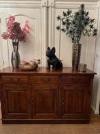 Massief eiken 3-deurs DRESSOIR TV-MEUBEL Eichholtz flamant, Ophalen, Eichholtz, 150 tot 200 cm, Eikenhout