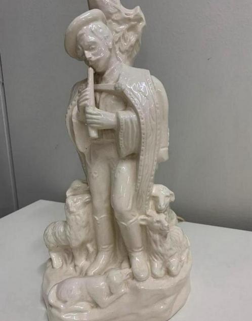 Vintage Keramische sculptuur lamp - Blazsek- Praag, Antiek en Kunst, Antiek | Lampen, Ophalen of Verzenden