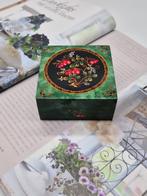 Handgeschilderde houten sieradendoos, Ophalen of Verzenden, Bruin, Jongen of Meisje