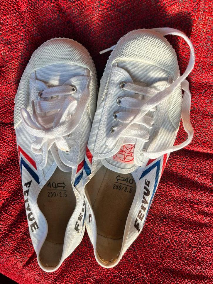 Feiyue Vechtsport Sneakers Canvas - Maat 40 - ZGAN, Kleding | Heren, Schoenen, Zo goed als nieuw, Sneakers of Gympen, Wit, Ophalen of Verzenden