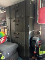 Legerkast - kisten kast - groen, Ophalen, Zo goed als nieuw, Leger stoer robuust