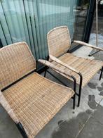ULRIKSBERG Fauteuil, rotan/antraciet 2 stuks, Ophalen of Verzenden, Rond