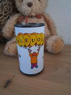 Vintage blikken spaarpot, centrale volksbank, hoogte 10,5 cm, Verzamelen, Ophalen of Verzenden, Gebruikt, Metaal of Blik, Overige thema's