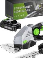 2 in 1 heggenschaar en trimmer 21 v met 2 li-ion accu,s €45,, Ophalen of Verzenden, Nieuw, Accu