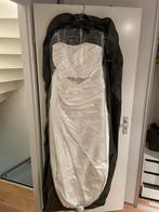 Strapless Trouwjurk, Kleding | Dames, Trouwkleding en Trouwaccessoires, Ophalen, Zo goed als nieuw, Wit, Trouwjurk