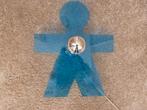 ZO GOED ALS NIEUW mooi BLAUW WANDLAMPJE motief kindje, Ophalen of Verzenden, Zo goed als nieuw, Lamp