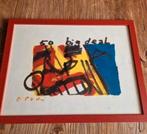 Herman Brood - '50 Big Deal' Zeefdruk E.A. Gesigneerd, Antiek en Kunst, Kunst | Litho's en Zeefdrukken, Ophalen of Verzenden