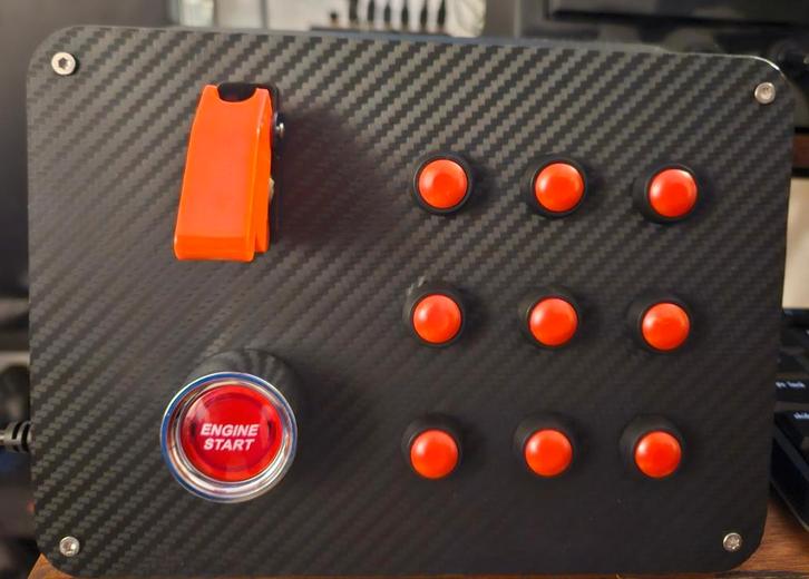 Usb Buttonbox (Sim racing, Drifting, Trucking), Computers en Software, Joysticks, Nieuw, Verzenden