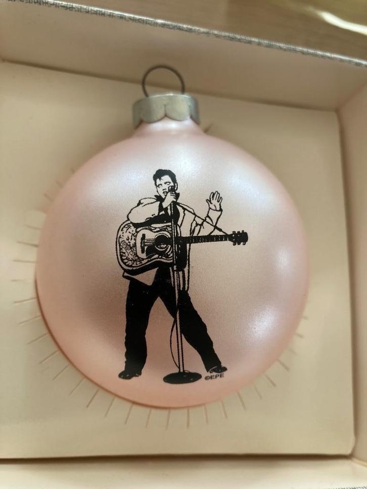 kerstbal Elvis  Presley, Diversen, Kerst, Zo goed als nieuw, Verzenden