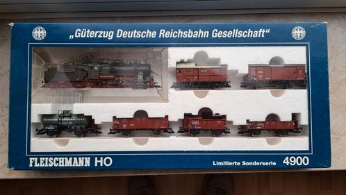 Fleischmann 4900 DRG Goederentrein HO, Hobby en Vrije tijd, Modeltreinen | H0, Zo goed als nieuw, Treinset, Gelijkstroom, Fleischmann