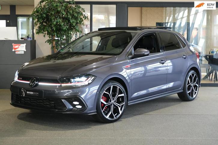 Volkswagen Polo 2.0 TSI GTI 207PK Pano Navi ACC Alcantara IQ, Auto's, Volkswagen, Bedrijf, Te koop, Polo, ABS, Adaptive Cruise Control