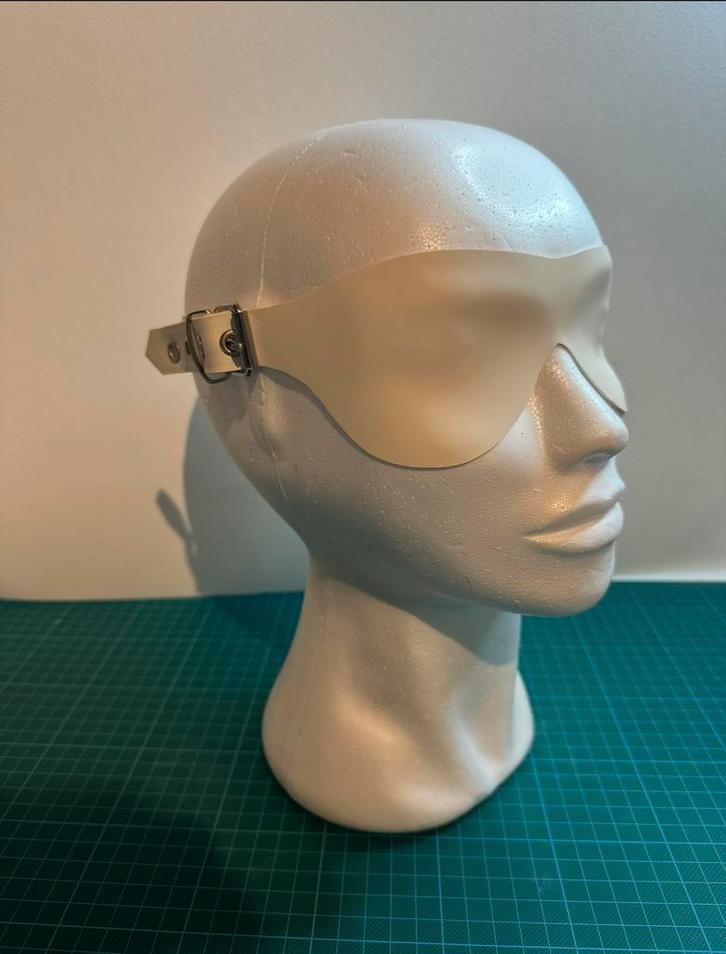 Latex blinddoek wit, Kleding | Dames, Ondergoed en Lingerie, Overige typen, Wit, Verzenden