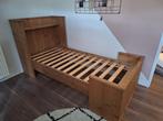 Steigerhouten bed 1 persoons, Huis en Inrichting, 90 cm, Gebruikt, Eenpersoons, Ophalen