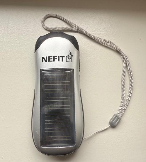 Compacte Nefit Zaklamp - Solar & Batterij (excl. AAA), Caravans en Kamperen, Zaklampen, Gebruikt, Batterij, Ophalen of Verzenden