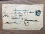 ARGENTINA, SCHITTEREND GEWIJGERD WIKKEL uit 1892, Verzenden, Overige typen