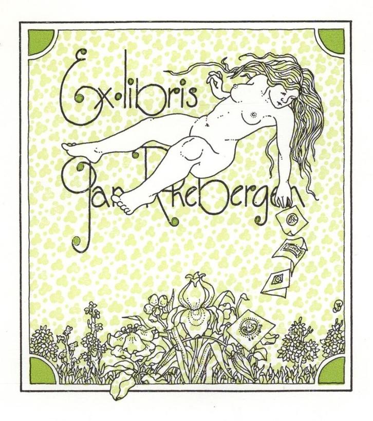 2133 Ex Libris Nederland : Ad van Hoof, z.j., Antiek en Kunst, Kunst | Etsen en Gravures, Verzenden