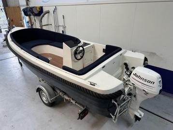 Lifestyle Marine 495 Johnson 15PK Buiskap BJ2016 ZEER NETJES beschikbaar voor biedingen