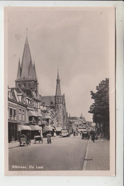 Alkmaar, Laat [5], Verzamelen, Ansichtkaarten | Nederland, Gelopen, Noord-Holland, 1940 tot 1960, Ophalen of Verzenden