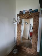 Prachtige Indonesische houten spiegel (90 cm br, 160 cm h), Huis en Inrichting, Woonaccessoires | Spiegels, Ophalen, Zo goed als nieuw