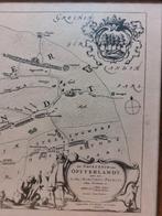 Antieke Kaart “De Grietenije van Opsterlandt”, Antiek en Kunst, Ophalen of Verzenden