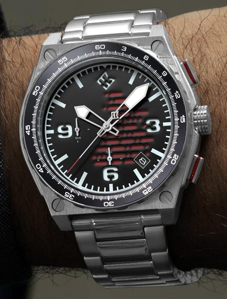 Alpha Sierra Whiskey Sport Nieuw t.w.v € 459 100% ORIGINEEL, Sieraden, Tassen en Uiterlijk, Sporthorloges, Nieuw, Android, Zilver