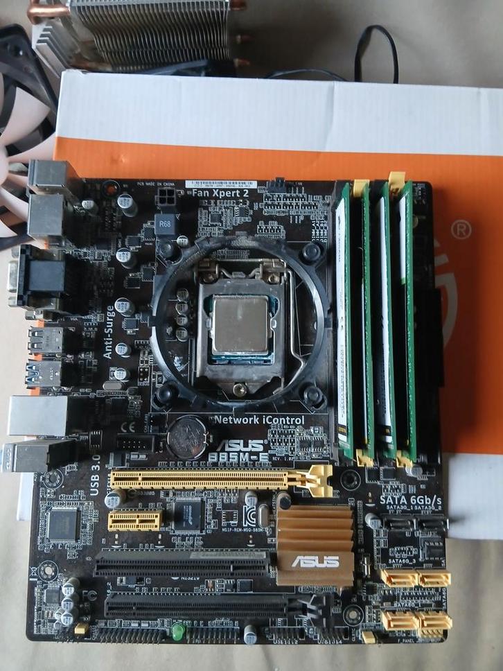 i5-4460, 16GB RAM DDR3, B85M-E, Computers en Software, Moederborden, Gebruikt, Intel, DDR3, Ophalen