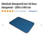 Obelink Sleepwell Air 10 Duo Slaapmat, Caravans en Kamperen, Slaapmatten, Ophalen of Verzenden, Zo goed als nieuw, 2-persoons