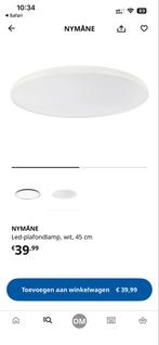 IKEA Nymane Plafondlamp LED Dimbaar - Prima Staat!, Huis en Inrichting, Lampen | Plafondlampen, Ophalen, Gebruikt, Kunststof
