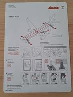 Lauda A320 Flight safety card, Ophalen of Verzenden, Gebruikt, Schaalmodel