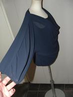 ENVY COLLECTION blouse - top, maat s/m donkerblauw (Voile), Blauw, Ophalen of Verzenden, Zo goed als nieuw, Maat 36 (S)